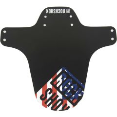 ROCKSHOX Mudguard MTB Fender Front Black with Red Accent Print