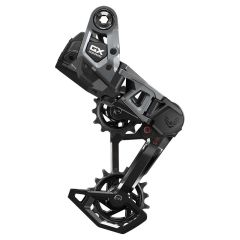 SRAM Rear derailleur GX T-Type Eagle AXS 12 speed Features a revised battery position and a reconfigured gearbox to better protect itself from impacts