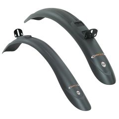 SKS Mudguard Beavertail Set Front and rear 26" - 28" / 700C Black