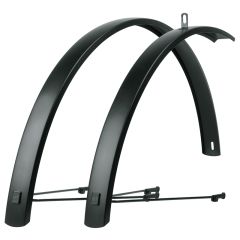 SKS Mudguard Edge AL 46 Front and rear 28" Black