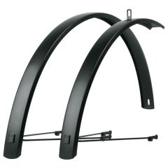 SKS Mudguard Edge AL 56 Front and rear 28" Black
