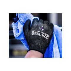 MUC-OFF Mechanics gloves Black with white Muc-Off logo Size XXL (Size 11)
