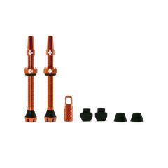 MUC-OFF Tubeless Valve Kit V. 2.0 60 mm Orange