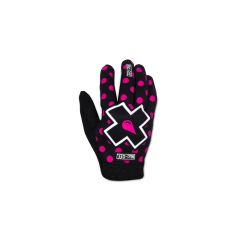 MUC-OFF MTB Gloves Pink Polka Size M