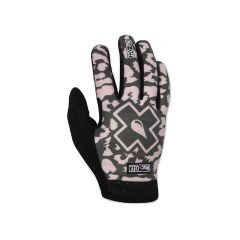 MUC-OFF Riders Gloves Green/Pink Leopard Size M