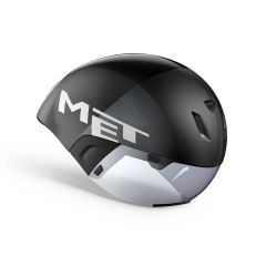 MET Helmet Codatronca Black Silver/Matt Glossy M (56-58 cm)