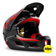 MET Helmet Parachute MCR MIPS Black Red/Matt Glossy L (58-61 cm)