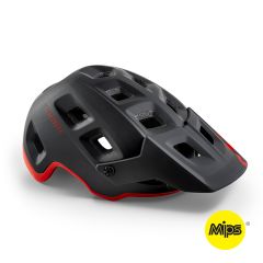 MET Helmet Terranova MIPS Black Red/Matt Glossy S (52-56 cm)