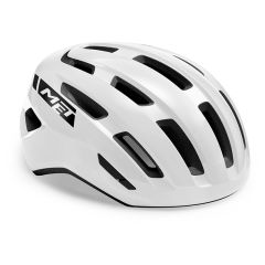 MET Helmet Miles White/Glossy L (58-61 cm)