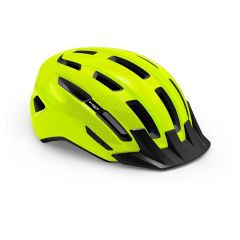 MET Helmet Downtown Fluo Yellow/Glossy S/M (52-58 cm)