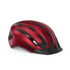 MET Helmet Downtown Red/Glossy S/M (52-58 cm)