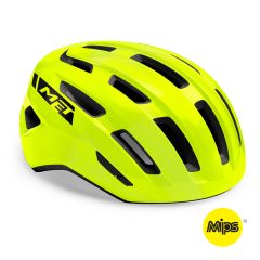 MET Helmet Miles MIPS Fluo Yellow/Glossy S/M (52-58 cm)