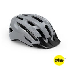 MET Helmet Downtown MIPS Gray/Glossy L (58-61 cm)