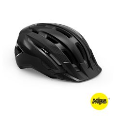 MET Helmet Downtown MIPS Black/Glossy L (58-61 cm)