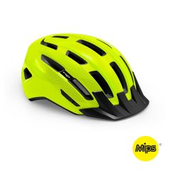 MET Helmet Downtown MIPS Fluo Yellow/Glossy S/M (52-58 cm)