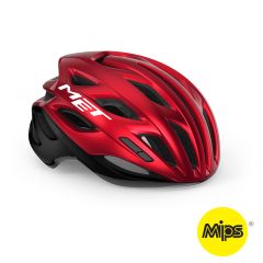 MET Helmet Estro MIPS Black Red Metallic/Glossy S (52-56 cm)
