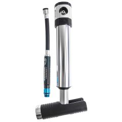 CRANKBROTHERS Mini pump Klic HV Gauge 7,6 bar/110 psi Silver