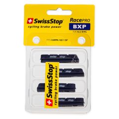 SWISSSTOP Rim brake pad inserts RacePro BXP Campagnolo Aluminium rim specific Pack of 4 pads