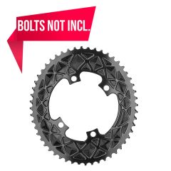 ABSOLUTEBLACK Chainring 110 mm (Shimano Asymmetric) Outer (double) 52T 4 holes