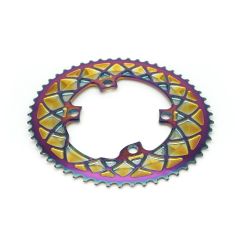 ABSOLUTEBLACK Chainring 110 mm (Shimano Asymmetric) Outer (double) 52T 4 holes